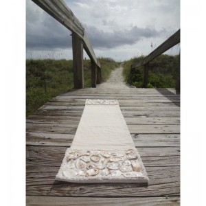 Rosecliff Heights Palisade Natural Coastal Canvas Table Runner ROHE7615